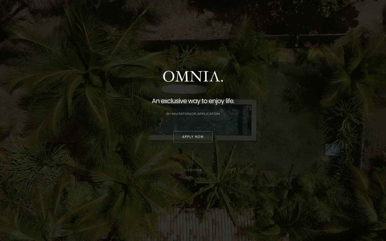 Captura de la web de Omnia Members